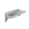 Amgood 8 in. x 16 in. Stainless Steel Wall Shelf AMG WS-0816 - alternate 1